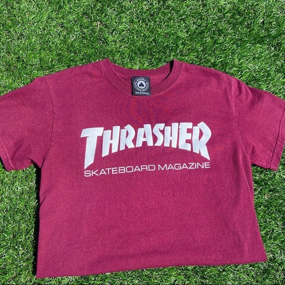 Burgundy thrasher shirt - Picture 3 of 5